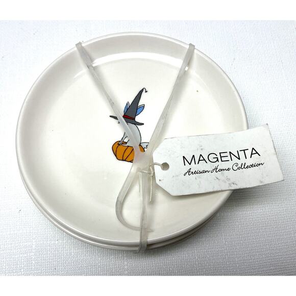 Magenta Rae Dunn "JACK'S PUMPKINS" Halloween Bunny Set of 4 - Picture 4 of 5